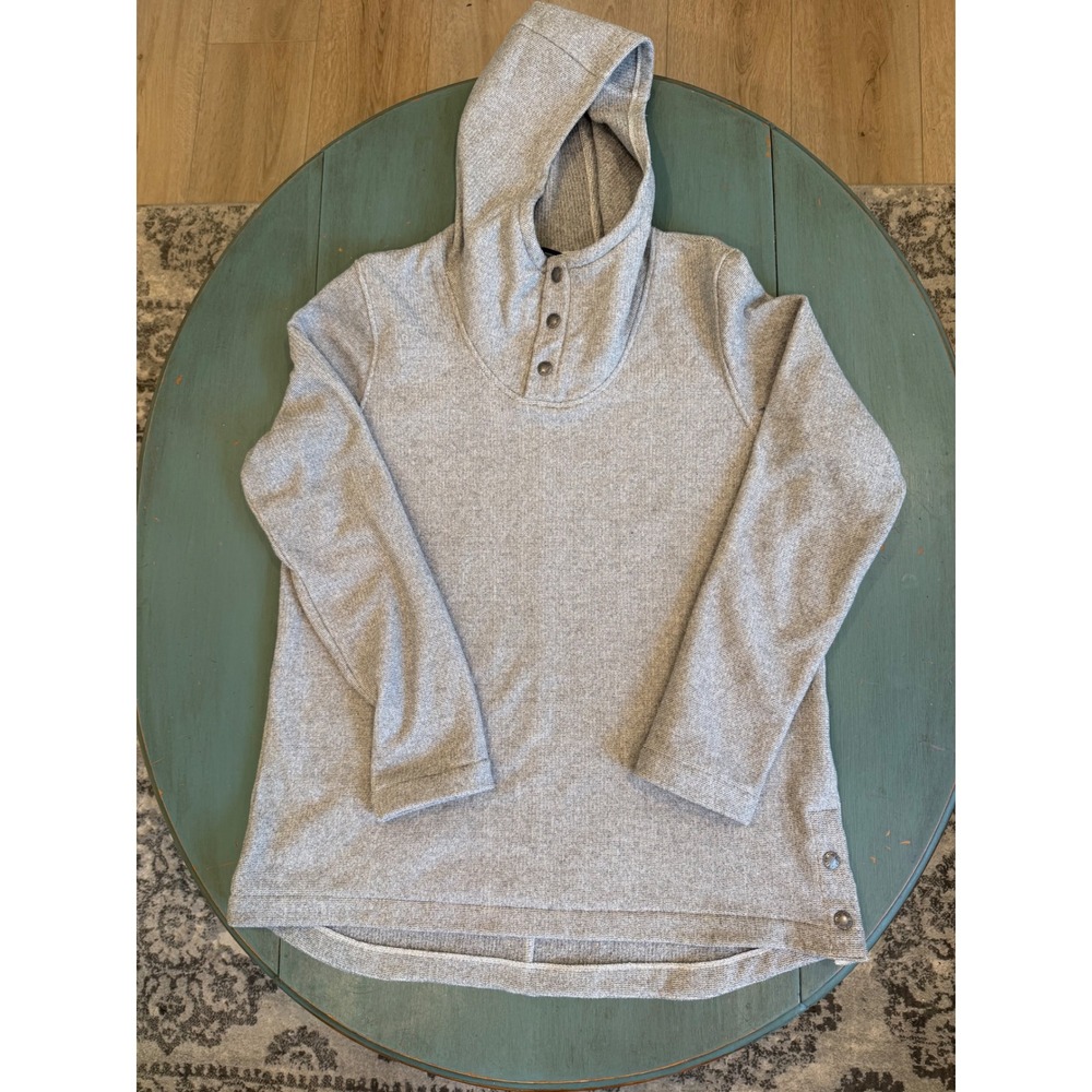 The North Face Crescent Hooded Pullover Light Grey Heather NF0A339M Womens L